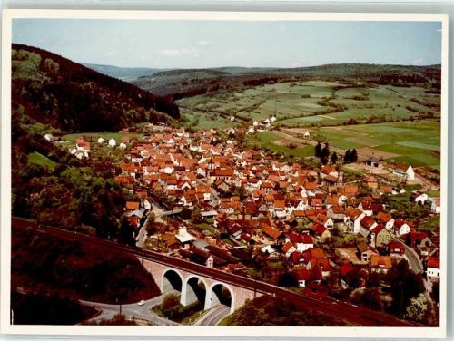Partenstein Ort handschriftlich Foto Original aus Archiv eines Ansichtskartenverlags