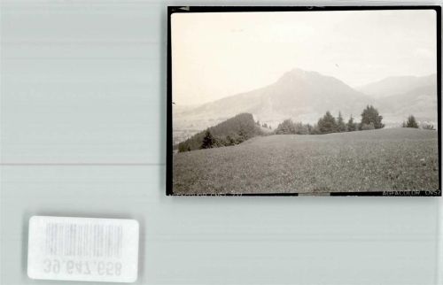 Burgberg mit Grünten Foto Orginal aus Archiv eines Ansichtskartenverlags Ort handschriftlich