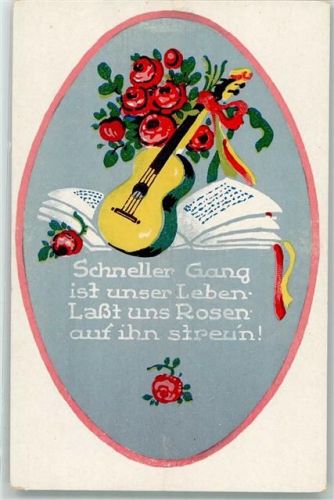 Spruch Rosen Gitarre Verlag Abshagen Nr.317