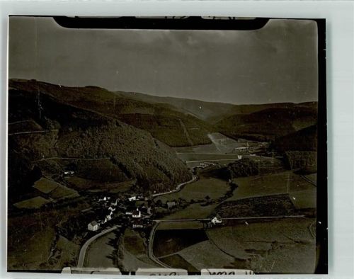 Finnentrop Foto Original aus Archiv eines Ansichtskartenverlags Vogelschau Glinge Ort handschriftlich