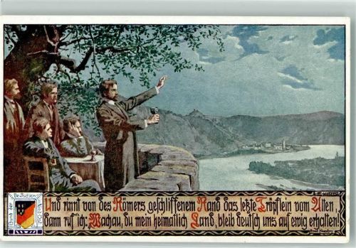 bund der Deutschen in nieder-Österreich Nr. 38 , Wein Wachau, du mein heimatlich Land , bleib deutsch