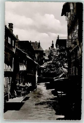 Wolfenbüttel Groß Venedig Fachwerkbebauung an der Oker