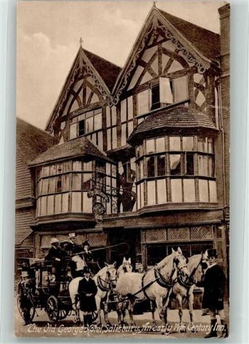 Salisbury Postkutsche Old George Hotel