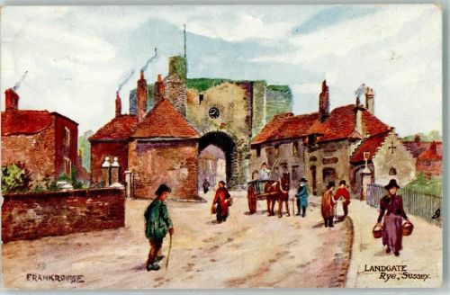 Rye 1906 sign. Russe, F. Tuck und Sons Nr. 6282 Landgate