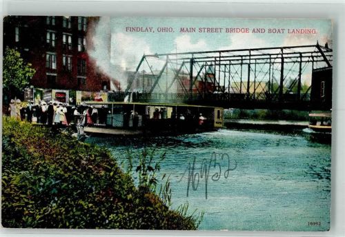 Toledo 1932 Main Street Bridge Fähre Findlay