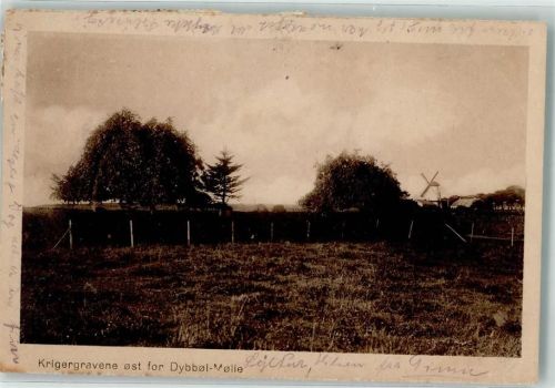 Dybbol 1921 Windmühle Kriegsgräber Denkmal