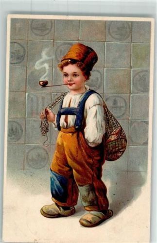 1907 Pfeife Fischnetz P.F.B. Serie 7058