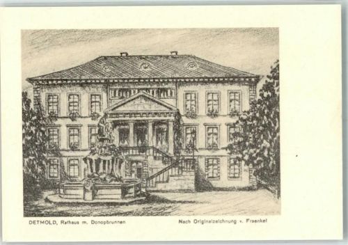 Detmold Rathaus Donopbrunnen