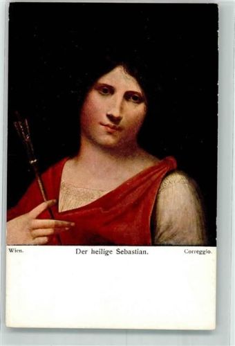 Heilige Sebastian Gemälde von Corregio B.K.W.I 413-8