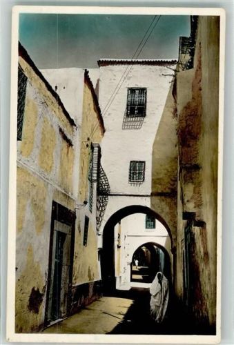 Tunis 1954 Une rue arabe