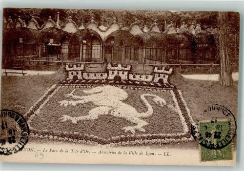 Lyon 1917 Parc de la Tete d´ Or