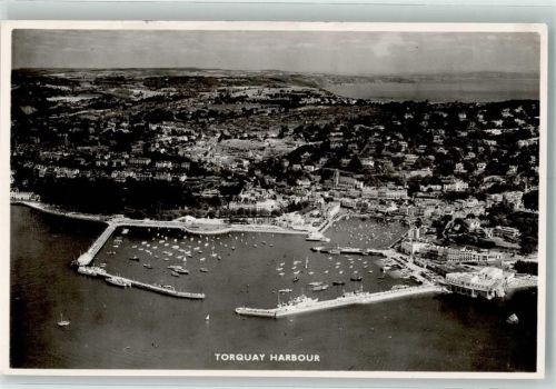 Torquay Fliegeraufnahme Hafen