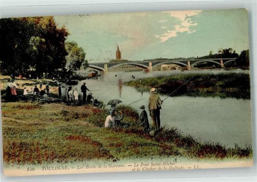 Toulouse 1910 La Pont saint-Michel