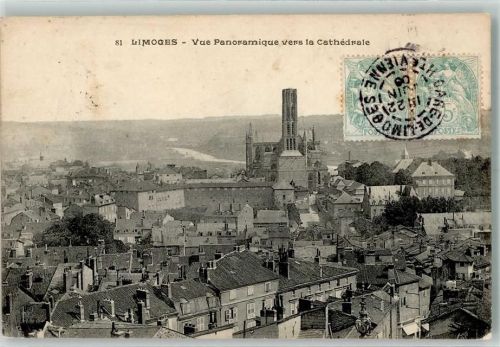 Limoges 1906 Kirche