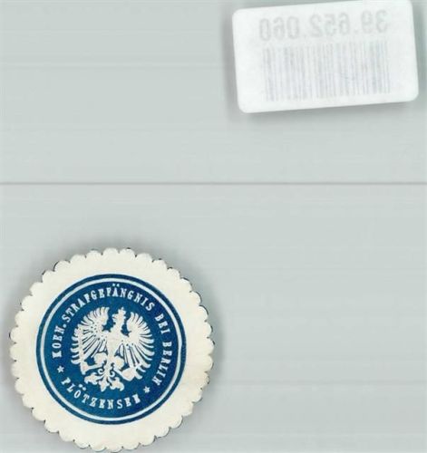 Plötzensee Koen. Strafgefängnis bei Berlin Plötzensee