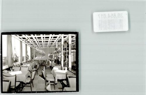 Bad Wildungen Gasthaus Tanzlokal Kajüte Gastraum Zebra Fell Reinhardshausen Ort lt. Recherche Foto Original aus Archiv eines Ansichtskartenverlags