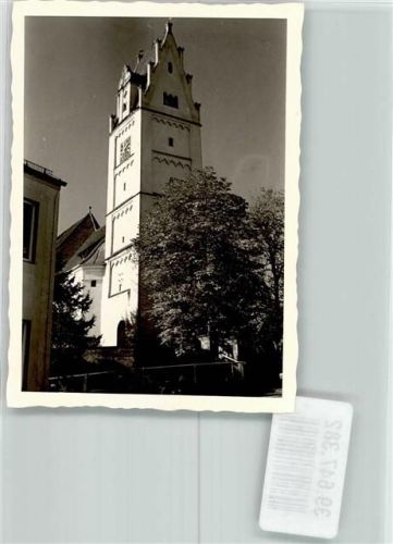 89343 W8876 Jettingen-Scheppach FOTO KEINE AK Kirche Ort handschriftlich Foto Original aus Archiv eines Ansichtskartenverlags