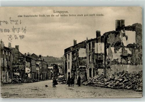 Longuyon 1915 Feldpost WK I 1. Armeekorps