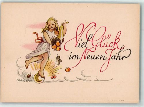sign. Foster Füllhorn Frau