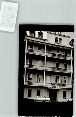 Bad Kissingen Hotel Bristol Foto Original aus Archiv eines Ansichtskartenverlags Ort handschriftlich