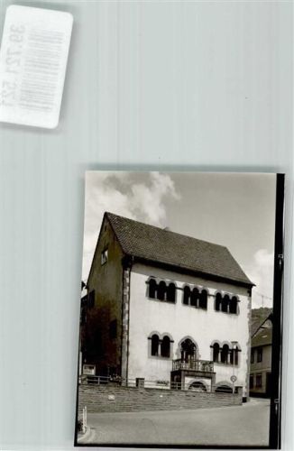 Gelnhausen Romanisches Haus Ort handschriftlich Foto Original aus Archiv eines Ansichtskartenverlags