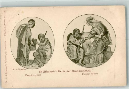 1920 St. Elisabeth Werke der Barmherzigkeit , Hungrige speisen