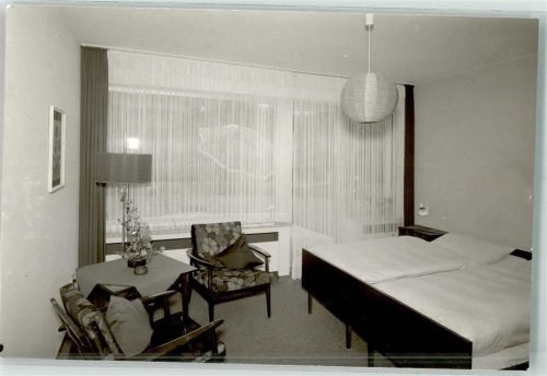Hörste Foto Original aus Archiv eines Ansichtskartenverlags Pension Berkenkamp Ort handschriftlich