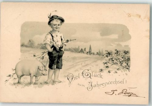 1902 Kind Schwein WW 4997
