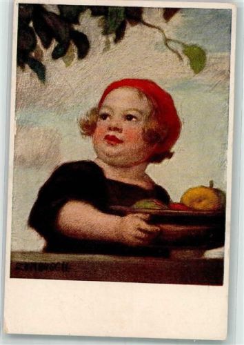 Der dralle Bub Kunstwart-Bildkarte Nr. 226 Verlag Georg D.W. Callwey