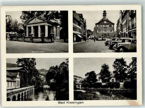 Bad Kissingen Marktplatz Auto Maxbrunnen Regentenbau Saale