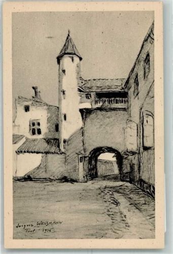 Toul sign. Weismann Jacques