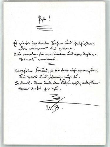 Faksimile-Handschrift aus Zu guter Letzt Verlag der Wilhelm-Busch-Gesellschaft