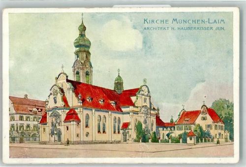 Laim Kirche Künstlerkarte Architekt Hauerrisser jun.