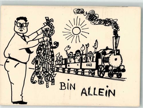 Eisenbahn Bin Allein