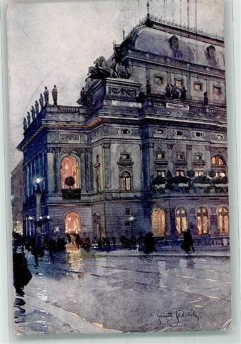 Prag 1922 sign. Setelik Nationaltheater
