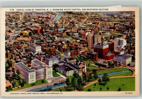 Trenton 1946 Fliegeraufnahme