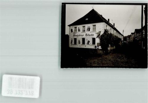 Schwalenberg Gasthaus Schwalenberger Malkasten Foto Original aus Archiv eines Ansichtskartenverlags Ort handschriftlich