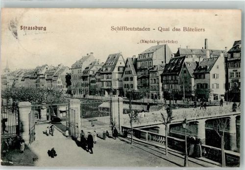 Strasbourg 1906 Magdalenenbrücke