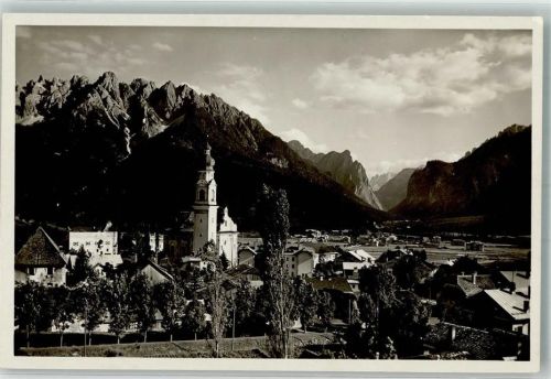 39034 Toblach Dobbiaco Foto AK Kirche