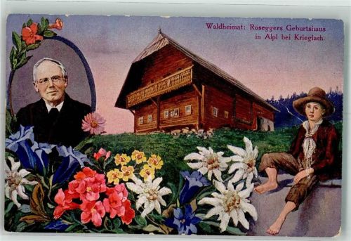Krieglach Roseggers Geburtshaus Alpenflora Alp