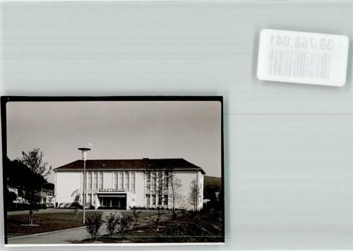 Olpe Stadthalle Foto Original aus Archiv eines Ansichtskartenverlags Ort handschriftlich