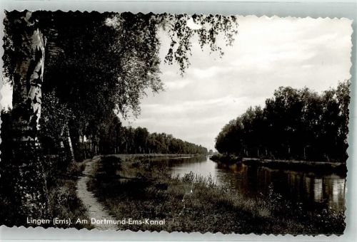 Lingen Fußweg am Dortmund-Ems-Kanal