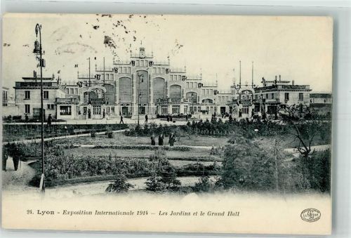 Lyon Exposition Internationale Les Jardins et le Grand Hall