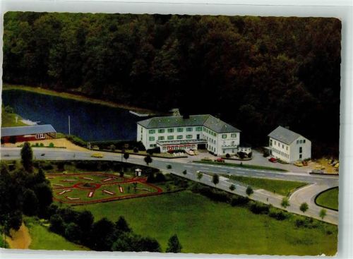 Nonnweiler Fliegeraufnahme vom Waldhotel Cafe Gasthaus Anton Schön Minigolf