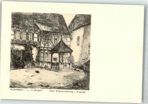 Blomberg sign. Fraenkel Burg