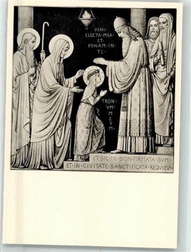 Beuron Beuroner Kunstschule Aus dem Marienleben Mariä Tempelgang 11062
