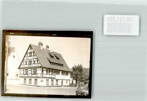 Langenau Museum Ort handschrifrlich Foto Original aus Archiv eines Ansichtskartenverlags