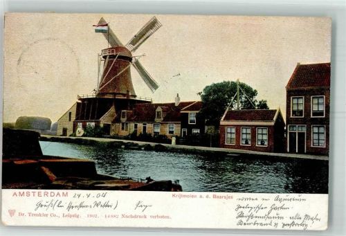 Amsterdam 1904 Krijtmolen a.d.Baarsjes Verlag Trenkler Nr.14882