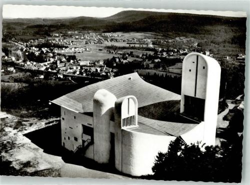 Ronchamp Kirche la Chapelle Notre Dame du Haut Architekt le Corbusier