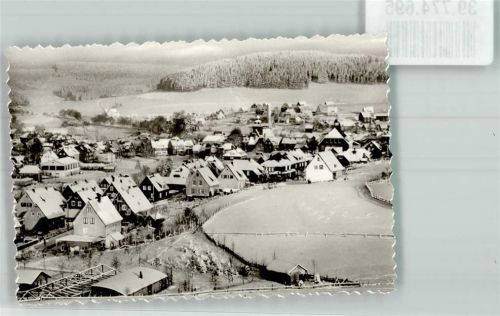 Erndtebrück Foto Original aus Archiv eines Ansichtskartenverlags Winter Ort handschriftlich